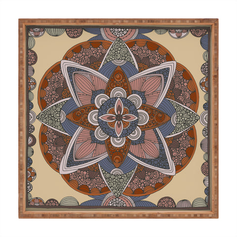 Valentina Ramos Indigo mandala Square Tray