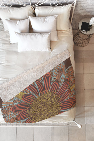 Valentina Ramos Knossos brown Fleece Throw Blanket