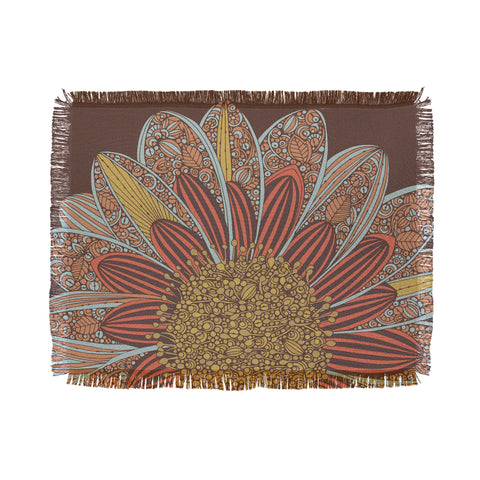 Valentina Ramos Knossos brown Throw Blanket