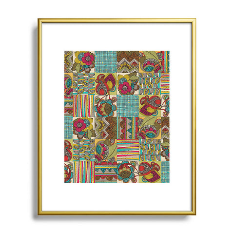 Valentina Ramos Like a Quilt Metal Framed Art Print
