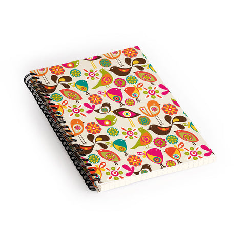 Valentina Ramos Little Birds Spiral Notebook
