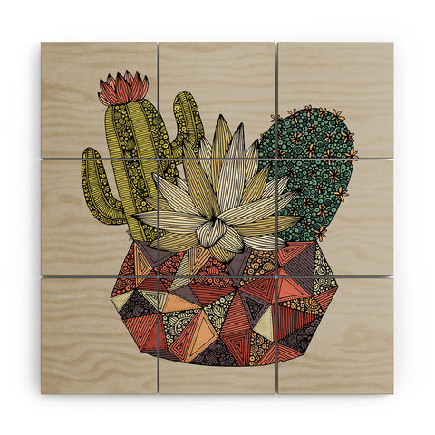 Valentina Ramos Little Cactus Wood Wall Mural