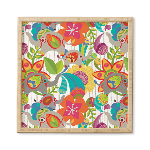 Valentina Ramos Little Elephants Framed Wall Art