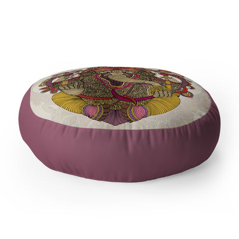 Valentina Ramos Lord Ganesh Floor Pillow Round