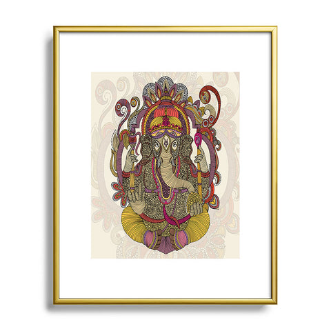Valentina Ramos Lord Ganesh Metal Framed Art Print