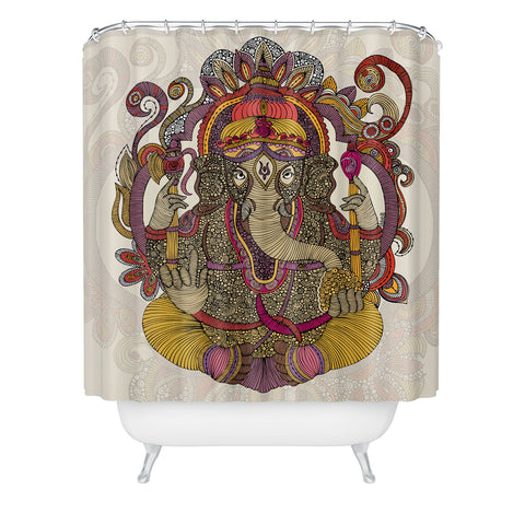 Valentina Ramos Lord Ganesh Shower Curtain