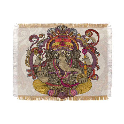 Valentina Ramos Lord Ganesh Throw Blanket