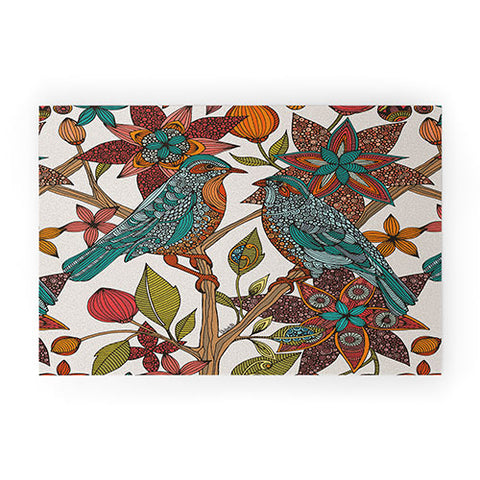 Valentina Ramos Lovebirds Welcome Mat