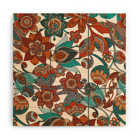 Valentina Ramos Lucy Flowers Wood Wall Mural