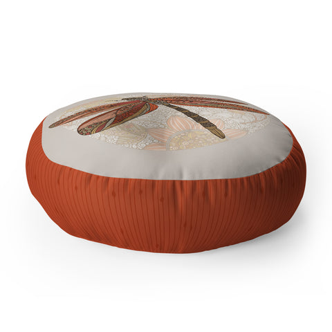 Valentina Ramos My dragonfly Floor Pillow Round