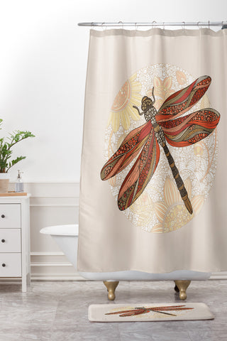 Valentina Ramos My dragonfly Shower Curtain And Mat