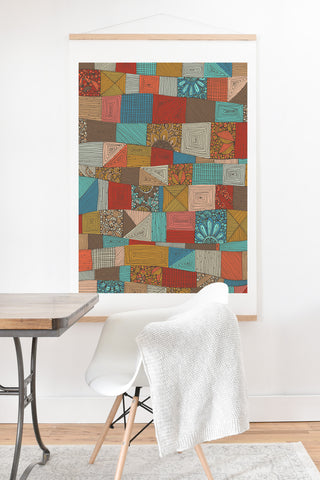 Valentina Ramos My quilt Art Print And Hanger