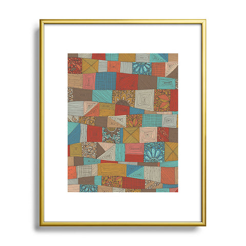 Valentina Ramos My quilt Metal Framed Art Print