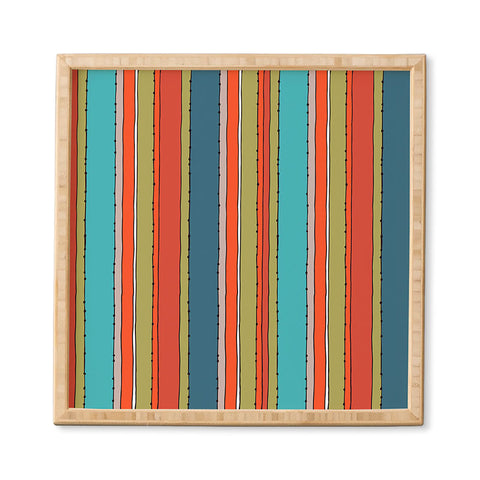 Valentina Ramos Octopus Stripes Framed Wall Art