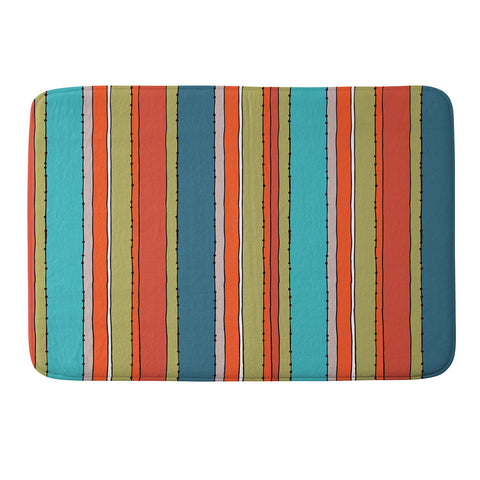 Valentina Ramos Octopus Stripes Memory Foam Bath Mat