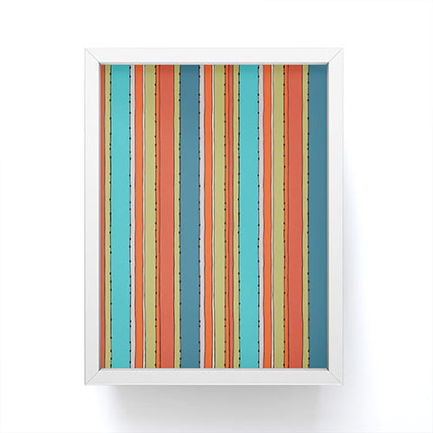 Valentina Ramos Octopus Stripes Framed Mini Art Print