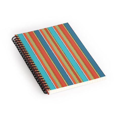 Valentina Ramos Octopus Stripes Spiral Notebook