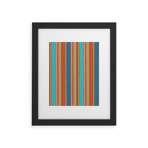 Valentina Ramos Octopus Stripes Framed Art Print