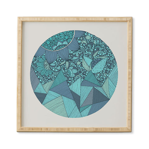 Valentina Ramos Omega Blue Framed Wall Art
