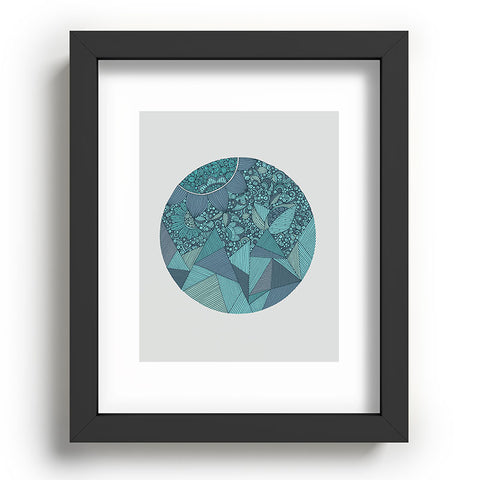 Valentina Ramos Omega Blue Recessed Framing Rectangle