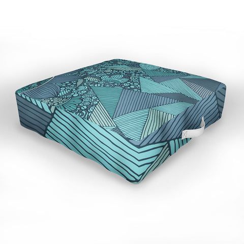 Valentina Ramos Omega Blue Outdoor Floor Cushion
