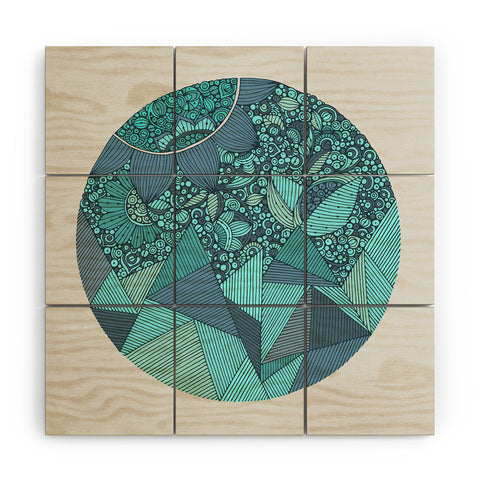 Valentina Ramos Omega Blue Wood Wall Mural