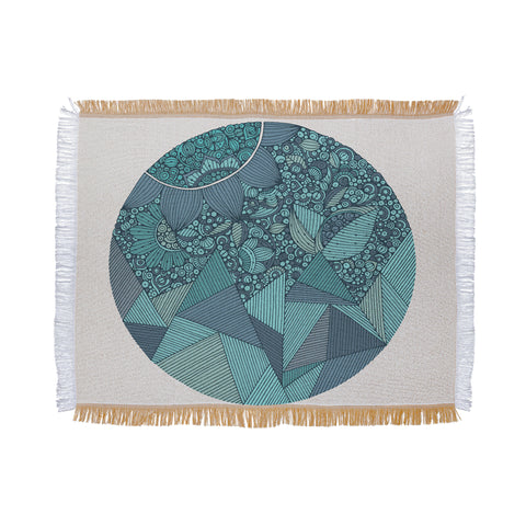 Valentina Ramos Omega Blue Throw Blanket