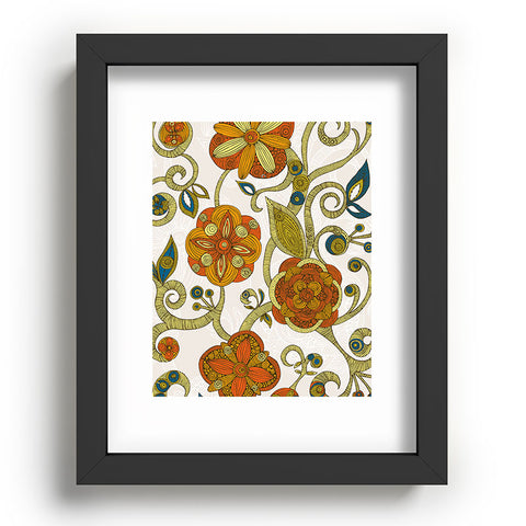 Valentina Ramos Orange Flowers Recessed Framing Rectangle
