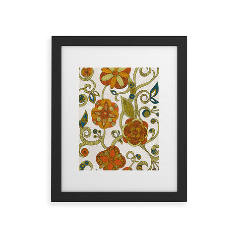 Valentina Ramos Orange Flowers Framed Art Print