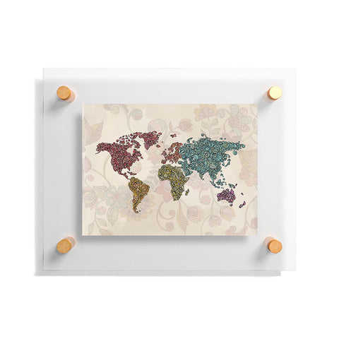 Valentina Ramos Paisley World Floating Acrylic Print