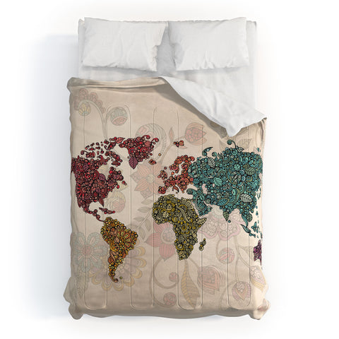 Valentina Ramos Paisley World Comforter