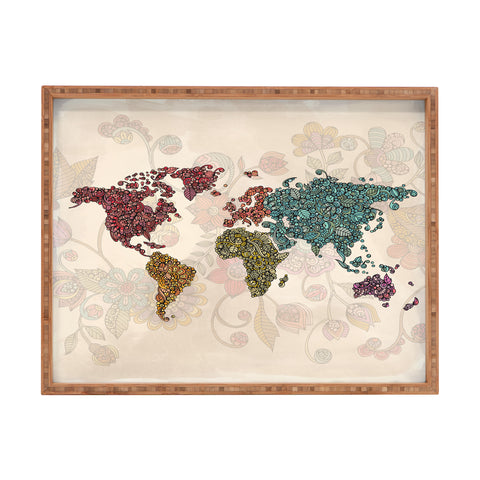 Valentina Ramos Paisley World Rectangular Tray