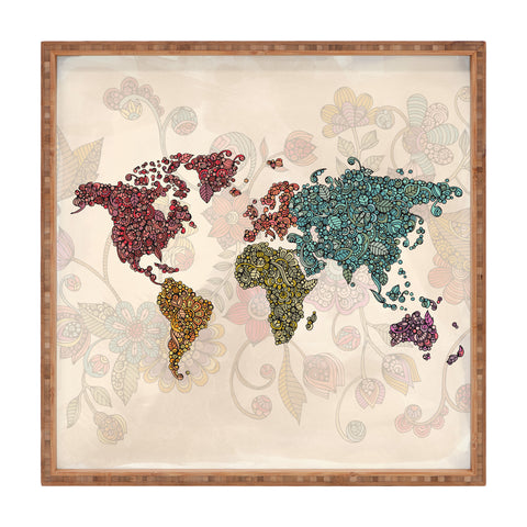 Valentina Ramos Paisley World Square Tray