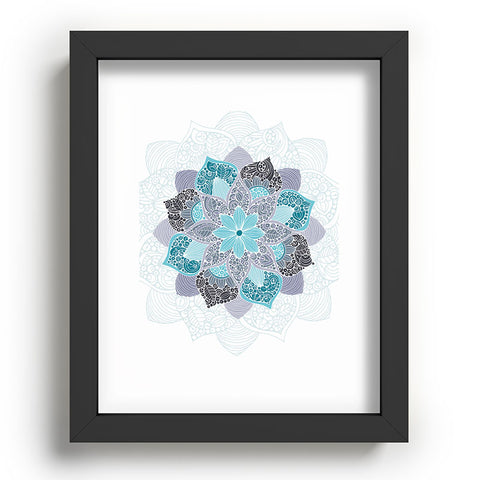 Valentina Ramos Petunia Mandala Recessed Framing Rectangle