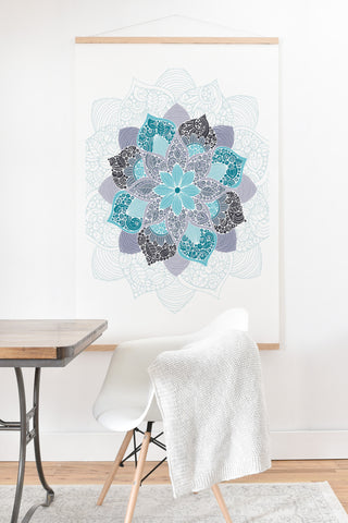 Valentina Ramos Petunia Mandala Art Print And Hanger