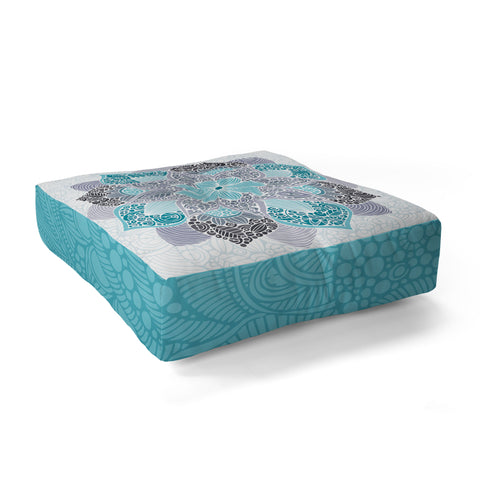 Valentina Ramos Petunia Mandala Floor Pillow Square