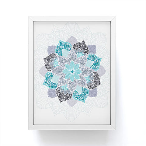 Valentina Ramos Petunia Mandala Framed Mini Art Print