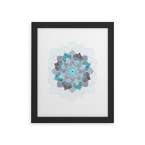 Valentina Ramos Petunia Mandala Framed Art Print