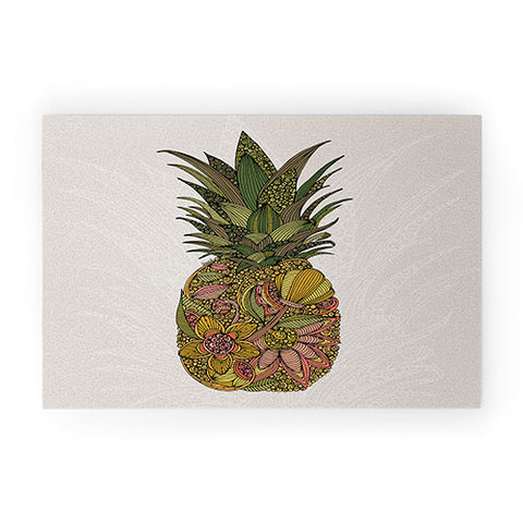 Valentina Ramos Pineapple Flower Welcome Mat