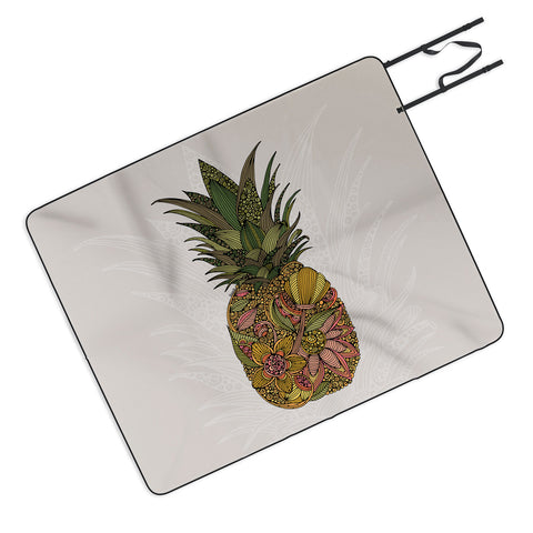 Valentina Ramos Pineapple Flower Picnic Blanket