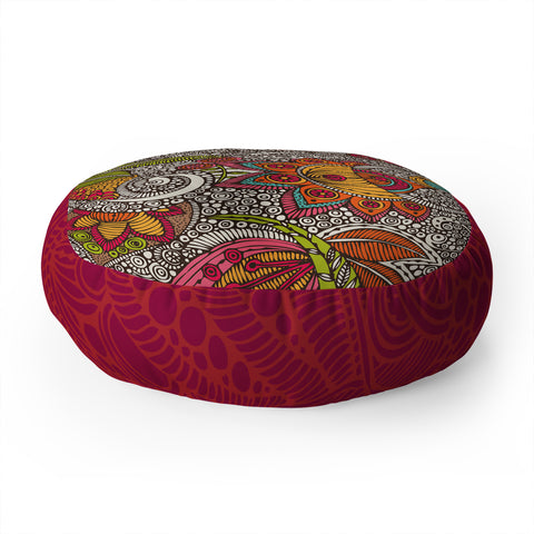 Valentina Ramos Random Flowers Floor Pillow Round