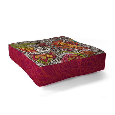 Valentina Ramos Random Flowers Floor Pillow Square