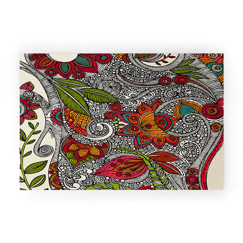 Valentina Ramos Random Flowers Welcome Mat