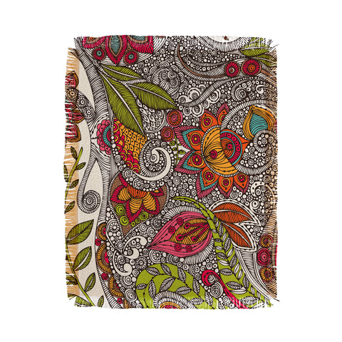 Valentina Ramos Random Flowers Throw Blanket