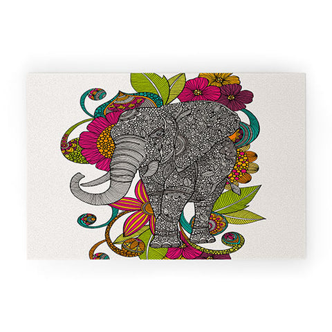 Valentina Ramos Ruby The Elephant Welcome Mat