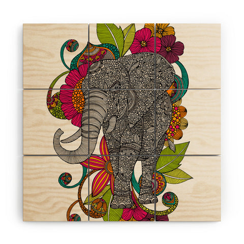 Valentina Ramos Ruby The Elephant Wood Wall Mural
