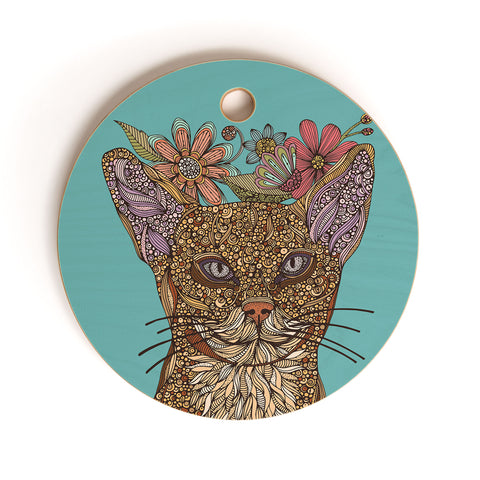 Valentina Ramos Sammy the cat Cutting Board Round
