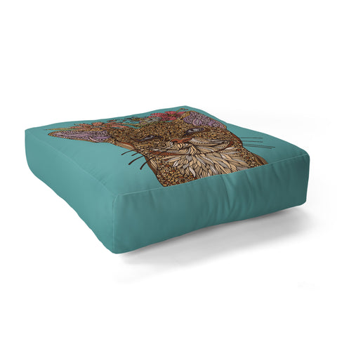 Valentina Ramos Sammy the cat Floor Pillow Square