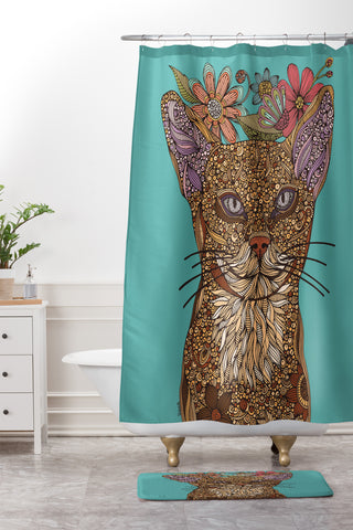 Valentina Ramos Sammy the cat Shower Curtain And Mat
