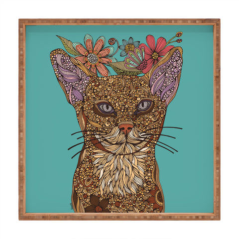Valentina Ramos Sammy the cat Square Tray